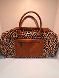 Wrangler Whipstitch Leopard Duffle